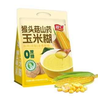 88VIP：智仁 无蔗糖猴头菇山药玉米糊袋装独立小包营养冲调早餐即食代餐粉