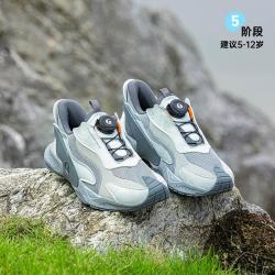 基诺浦 一秒穿脱春秋款休闲透气舒适男女童耐磨儿童运动鞋