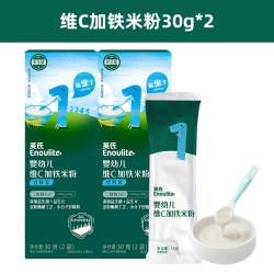 英氏 米粉婴儿高铁米糊核桃油舒比奇纸尿裤l试用装肝粉