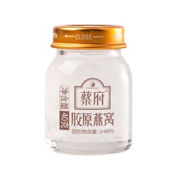 蔡府 鲜炖胶原蛋白燕窝40g*1瓶尝鲜装孕妇即食营养滋补品官方正品