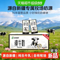 西域春 黑金砖纯牛奶