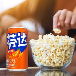 可口可乐 细长罐芬达200ml*24罐碳酸饮料便携摩登罐芬达