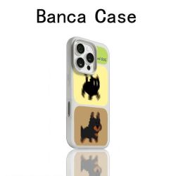 C 【裸机手感】模糊猫狗 iPhone6-17系列苹果手机壳
