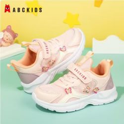 ABCKIDS ABC KIDS童鞋男童鞋2026春季新款儿童运动鞋春秋款网面儿童鞋子跑步休闲鞋 淡粉 30