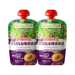 爷爷的农场 宝贝每日果泥宝宝辅食婴标果泥丝滑细腻