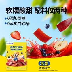 BIOMAUS 纯水果棒水果条无添加白砂糖儿童零食送婴儿幼儿辅食食谱