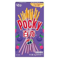 格力高 百力滋 百奇蓝莓树莓味 任选