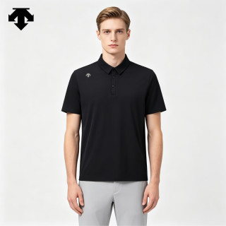 迪桑特 GOLF 男士商务POLO衫 黑色高尔夫