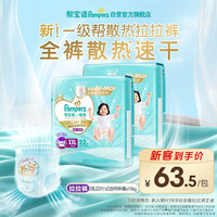 帮宝适 一级帮拉拉裤 超薄透气 2XL44片
