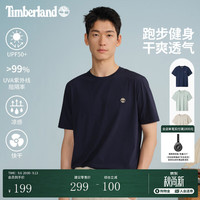 Timberland 官方男装速干短袖T恤夏季凉感防晒防紫外线0YHPG 0YHPG433/深宝石蓝 3XL