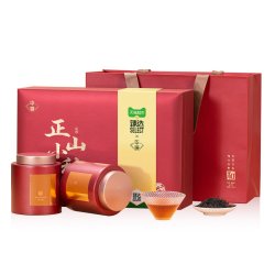 华源 猫超臻选特级武夷山正山小种浓香型华源红茶茶叶送礼送长辈礼盒装