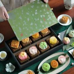 知味观 水月松风月饼礼盒 流心奶黄健康 中秋送礼多口味组合装