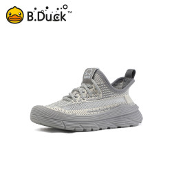 B.Duck 儿童飞织网面透气运动鞋