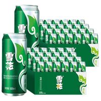 雪花 啤酒 清爽8.0°P 罐装 清爽 500ml*48罐