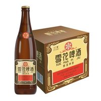 SNOWFLK 啤酒 经典老雪 640mL*12瓶 整箱装
