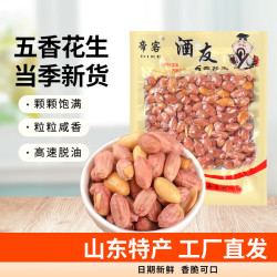 花生五香炒花生传统工艺当季蒜香奶香多口味选择健康零食下酒 250g*1包 五香口味