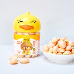 功夫小鸭 魔力菇溶豆儿童健康零食高钙水果味溶豆豆酥松入口即溶 2罐