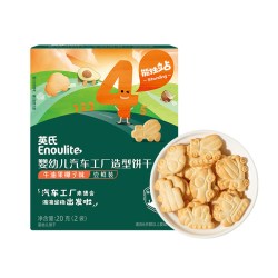 英氏 婴幼儿汽车工厂饼干尝鲜装宝宝饼干儿童零食20g