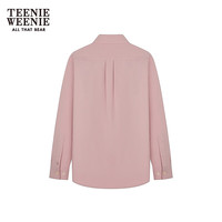 TEENIE WEENIE 小熊刺绣 浅粉色 L 女士长袖衬衫