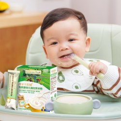 爷爷的农场 婴幼儿有机高铁米粉原味营养米糊宝宝辅食