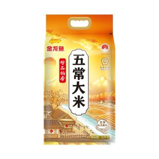 百亿补贴：金龙鱼 鹰标珍品稻香五常大米 5kg 东北粳米