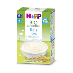 喜宝 德国HiPP喜宝进口婴幼儿辅食有机大米米粉营养米糊（水果麦片临期