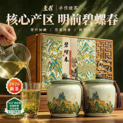 至鼎 特级碧螺春 绿茶250g  国风送礼中秋礼盒