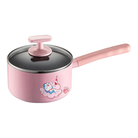 ASD 爱仕达 哆啦A梦联名系列 NL16DR1WG-P 奶锅(16cm、铝、粉红色)