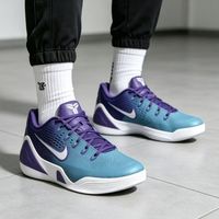 百亿补贴：NIKE Kobe9科比男士低帮经典缓震运动渐进蓝篮球鞋IM6119-500