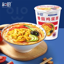 和厨 一碗阳春面网红泡面6杯整箱装 速食杯面非油炸方便面冻干面