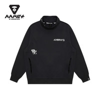 Aape +运动男装秋冬半高领字母图案印花宽松版卫衣3969XXJ