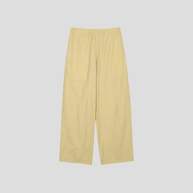 JNBYHOME 25年秋季女长袖格纹家居服套装 S
