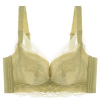 移动端:婷美 小胸聚拢内衣女显大蕾丝提拉防垂调整型收副乳无钢圈文胸