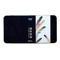 尼奥尼 彩色铅笔24色/36色/100色 彩绘绘画120色油性彩铅 72色铁盒彩铅笔 专业 手绘 学生专用48色水溶性颜色