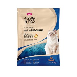 麦富迪 舒然鱼油猫粮试吃100g美毛布偶英短成猫幼猫粮