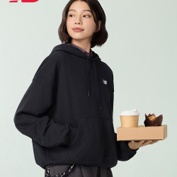 new balance NB官方正品秋季女简约休闲运动连帽上衣卫衣WT41507