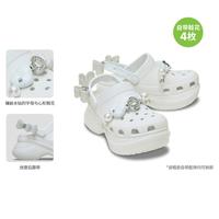 crocs 复古小鲸鱼炫魅厚底洞洞鞋