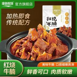 康新牧场 内蒙古红烧牛腩加热即食200g内蒙古草原熟食红烧牛肉熟食