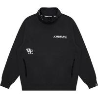 Aape 3969XXJ 半高领字母印花宽松男士卫衣