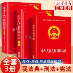 正版民法典法律学常识一本通国家标准刑法宪法文典型案例法律书籍