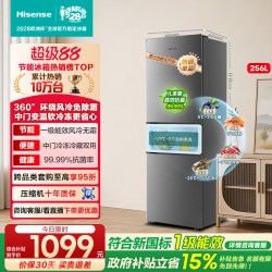 海信 BCD-251WYK1DPJ 变频风冷无霜 三门冰箱