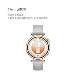 华为 WATCH GT 7 蓝牙通话 智能手表 41mm 月影灰 复合素皮