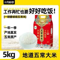 十月稻田 5kg十斤五常大米东北大米批发囤货