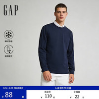 Gap 男女装2026春季款吸湿速干凉感圆领休闲长袖T恤上衣854275
