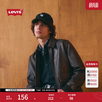 Levi's 男士复古休闲经典织标牛仔棒球帽004BS 黑色 均码 OS