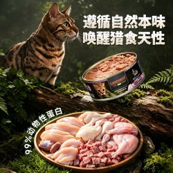 LEONARDO 自然臻选猫罐头成幼猫90g营养主食罐猫咪宠物湿粮肉罐补水