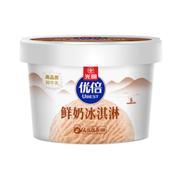 光明牌 蜜薯雪糕大白兔甜筒优倍冰淇淋  八宝饭馄饨馒头 优倍鲜奶冰淇淋大红袍味90g*20