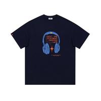 I.T CHOCOOLATE卡通耳机LOGO短袖全棉印花T恤