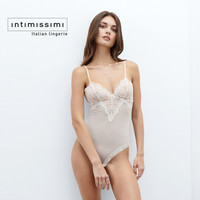 Intimissimi 意舒漫秋冬新品性感蕾丝波点网纱打底连体衣BOD2610