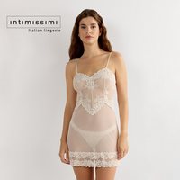 Intimissimi 意舒漫时尚花卉蕾丝性感纯欲透视吊带睡裙LBD1294